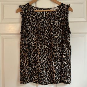 LOFT sleeveless leopard 🐆 top